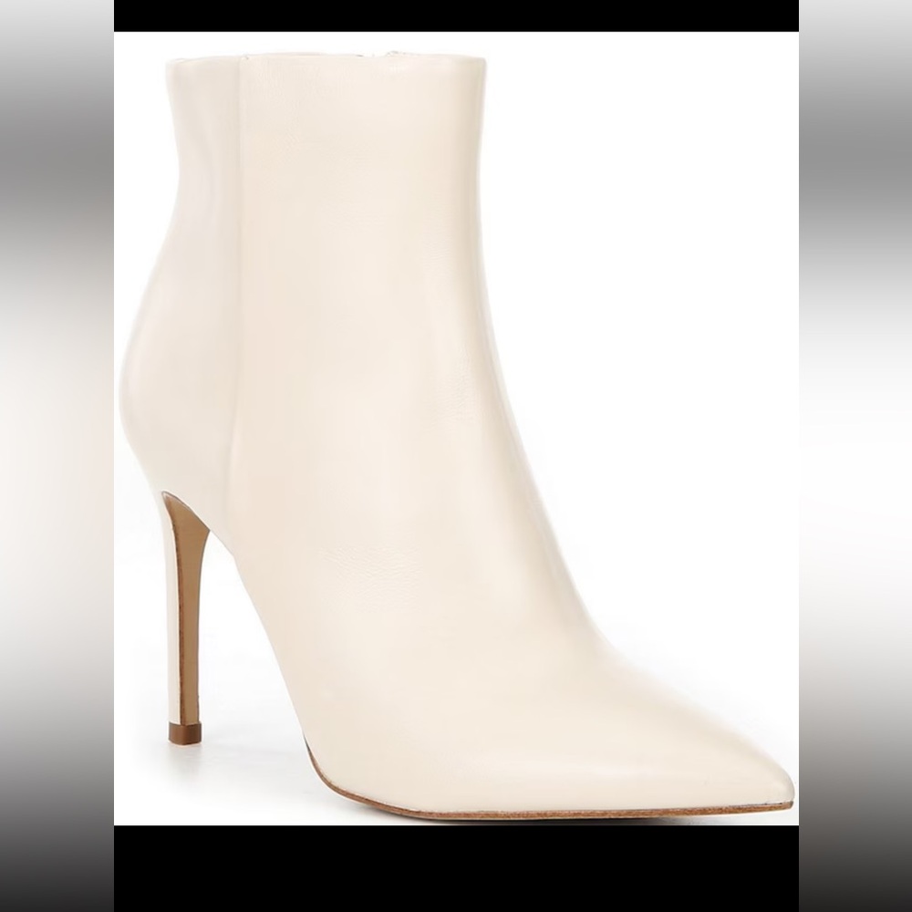 Gianni Bini Elegant Cream Ankle Boots